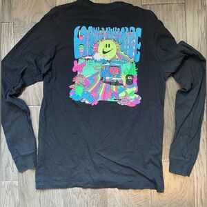 Nike Black Light Groovy Hippie Long Sleeve Tee